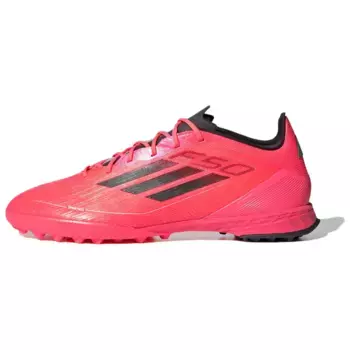 Футбольные бутсы F50 Pro Turf Turbo Aurora Black Platinum Metallic Adidas