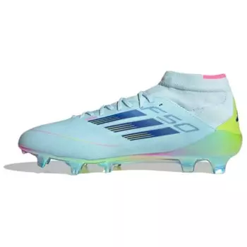 Футбольные бутсы F50 унисекс среднего размера, синие/желтые Adidas