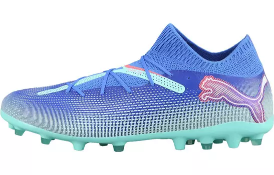 Футбольные бутсы FUTURE 7 PRO мужские низкие бирюзовые Puma