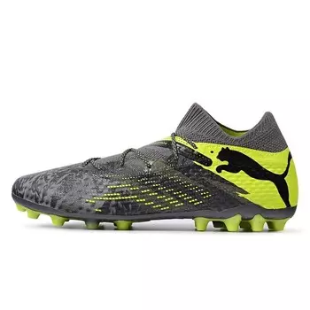 Футбольные бутсы FUTURE 7 ULTIMATE мужские, среднего размера, серые/зеленые Puma