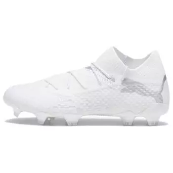 Футбольные бутсы FUTURE 7 ULTIMATE унисекс с низким верхом белого цвета Puma