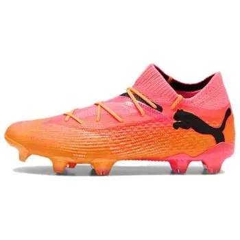 Футбольные бутсы FUTURE 7 ULTIMATE унисекс с низким верхом оранжевого цвета Puma