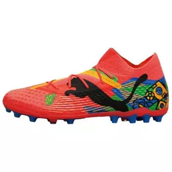 Футбольные бутсы FUTURE 7 ULTIMATE унисекс с низким верхом красного цвета Puma