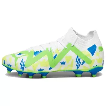 Футбольные бутсы Future Series мужские с низким верхом белые/синие Puma