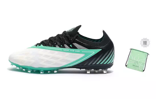 Футбольные бутсы Glimpse унисекс с низким верхом, белые/зеленые Kelme