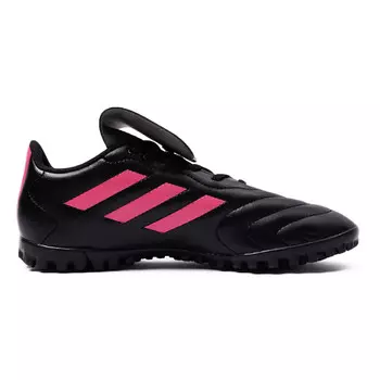 Футбольные бутсы GOLETTO 8 унисекс с высоким верхом, черные/розовые Adidas