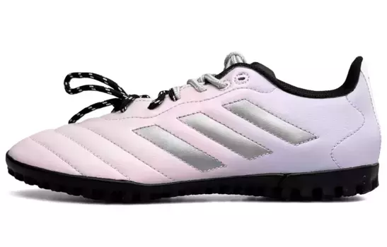 Футбольные бутсы GOLETTO 8 унисекс с низким верхом, серебряный Adidas, розовый/фиолетовый