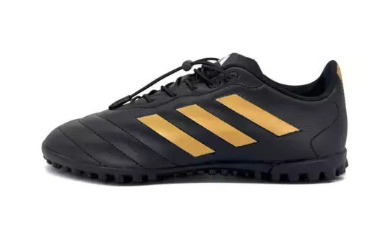 Футбольные бутсы GOLETTO 8 унисекс с низким верхом, черный/желтый Adidas
