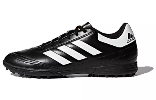 Футбольные бутсы Goletto мужские низкие черные/белые Adidas