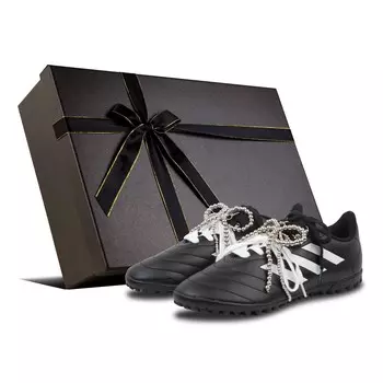 Футбольные бутсы GOLETTO VII для детей Adidas, черный/белый
