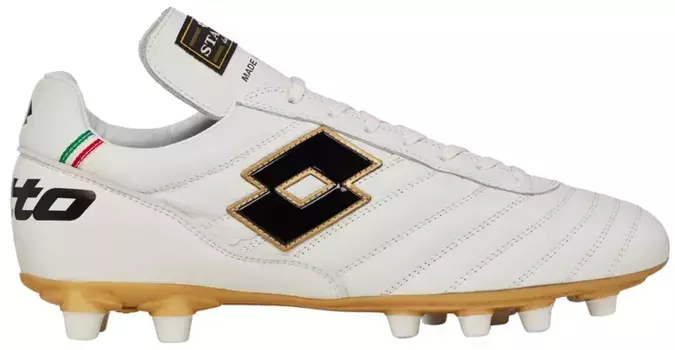 Футбольные бутсы Lotto Stadio OG II FG, белый/черный