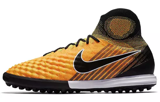 Футбольные бутсы MagistaX Proximo II мужские высокие черные/желтые Nike