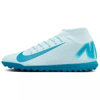 Футбольные бутсы Mercurial Superfly 10 мужские среднего размера Glacier Blue / Orbit Blue Nike