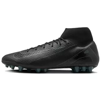 Футбольные бутсы Mercurial Superfly 10 унисекс с высоким верхом черного цвета Nike