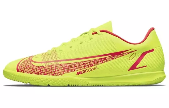 Футбольные бутсы Mercurial Vapor 14 мужские с низким верхом флуоресцентные желтые/красные Nike