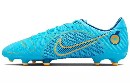 Футбольные бутсы Mercurial Vapor 14 мужские с низким верхом, синие/желтые Nike