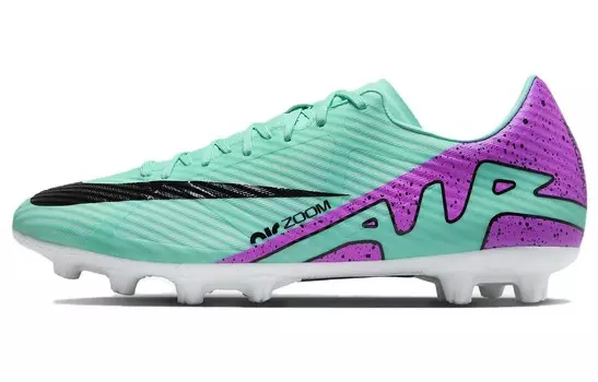 Футбольные бутсы Mercurial Vapor 15 Academy Hard-Ground Low-Top «Hyper Turquoise» Nike, цвет Purple-Green