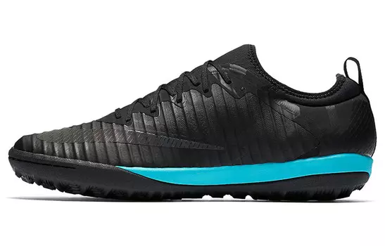 Футбольные бутсы MERCURIALX FINALE II мужские низкие черные/синие Nike