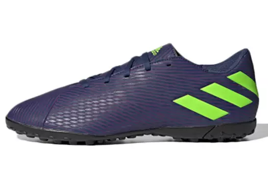 Футбольные бутсы Messi мужские низкие фиолетовые/зеленые Adidas