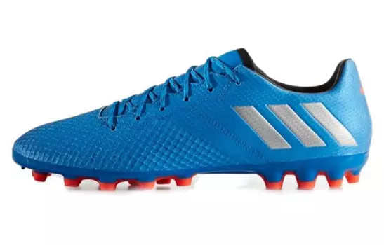 Футбольные бутсы Messi мужские низкие синие Adidas