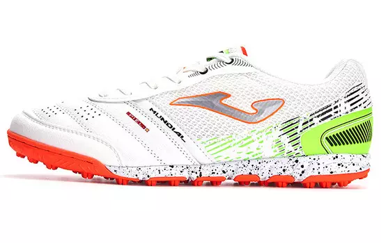 Футбольные бутсы мужские низкие белые/оранжевые Joma