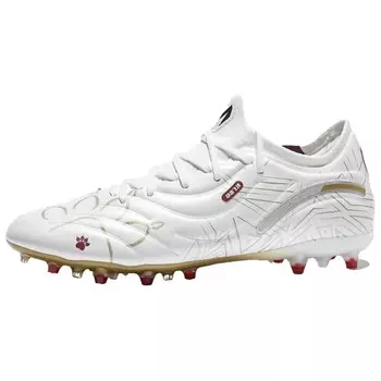 Футбольные бутсы мужские низкие белые/золотые Kelme