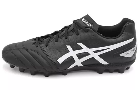 Футбольные бутсы мужские низкие белый/черный Asics