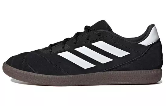 Футбольные бутсы мужские низкие черные/белые Adidas