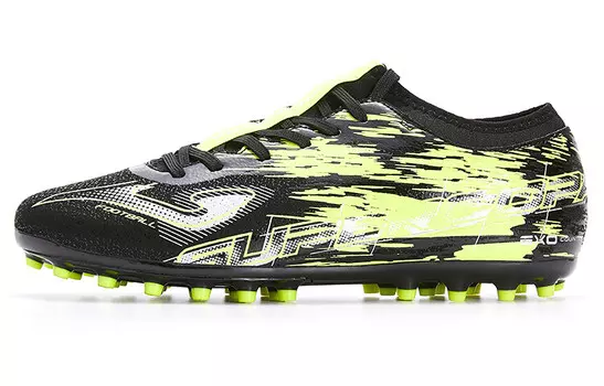 Футбольные бутсы мужские низкие черные/желтые Joma