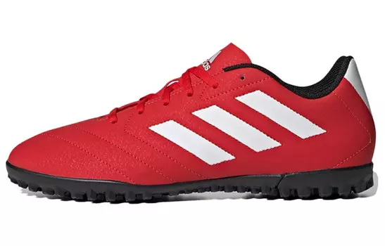 Футбольные бутсы мужские низкие красные/белые Adidas