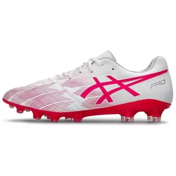 Футбольные бутсы мужские низкие розовые/белые Asics