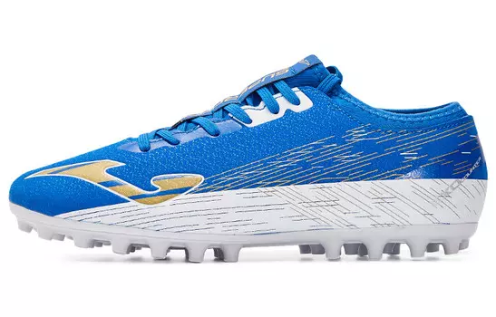 Футбольные бутсы мужские низкие синие/белые Joma
