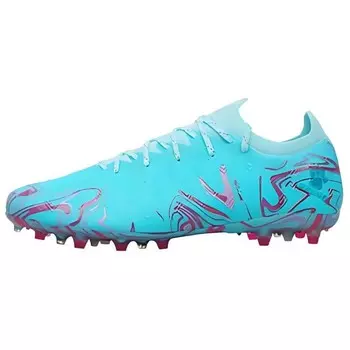 Футбольные бутсы мужские низкие светло-синие Kelme