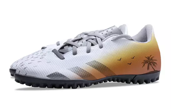 Футбольные бутсы мужские низкие Team Orange/Cloud White/Team Light Blue Adidas