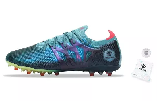 Футбольные бутсы мужские низкие зеленые Kelme