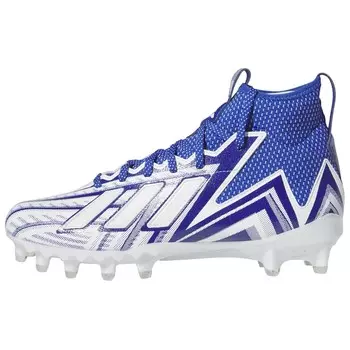 Футбольные бутсы мужские среднего размера белый/синий Adidas