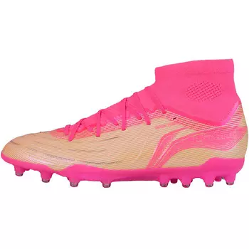 Футбольные бутсы мужские высокие розового цвета Lining, цвет Pink color