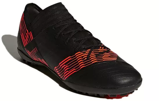 Футбольные бутсы Nemeziz мужские, среднего размера, черные/красные Adidas