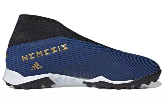 Футбольные бутсы Nemeziz мужские, среднего размера, синие/черные Adidas