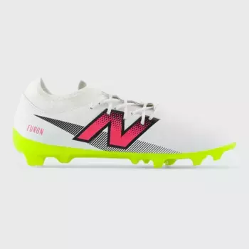 Футбольные бутсы New Balance Furon V7 Dispatch FG мужские, белый/многоцветный