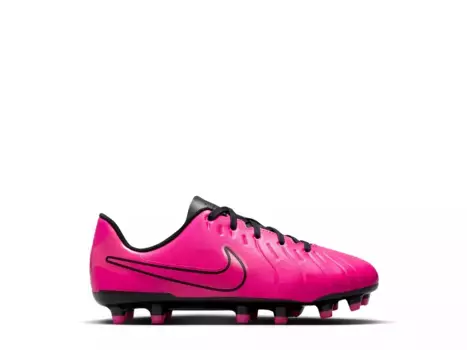 Футбольные бутсы Nike Jr. Tiempo Legend 10 Club — детские, черные/розовые