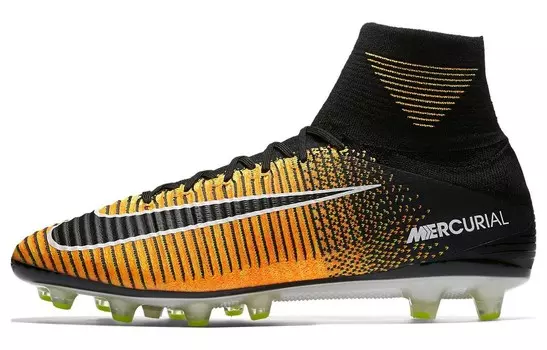 Футбольные бутсы Nike Mercurial Superfly 5 мужские, Black/Yellow