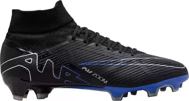 Футбольные бутсы Nike Mercurial Zoom Superfly 9 Pro FG, черный/синий