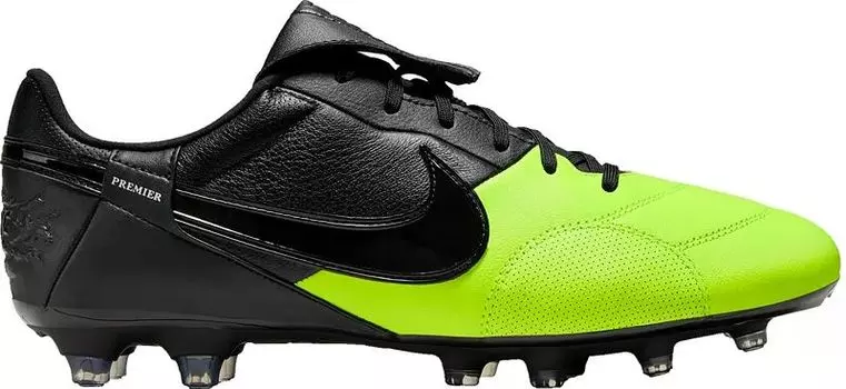 Футбольные бутсы Nike Premier 3 FG, черный/зеленый
