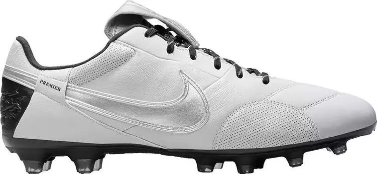Футбольные бутсы Nike Premier 3 FG, серый/серебристый