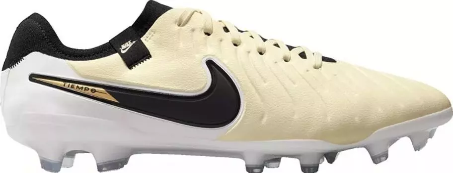 Футбольные бутсы Nike Tiempo Legend 10 Pro FG, желтый/черный