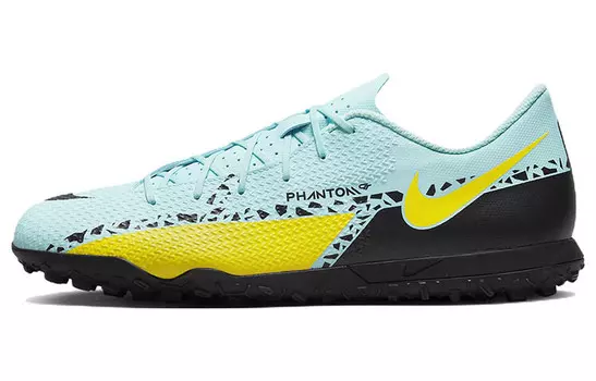 Футбольные бутсы Phantom GT мужские низкие синие/желтые Nike