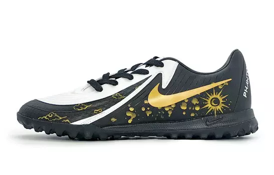 Футбольные бутсы Phantom GX унисекс с низким верхом, золотистые Nike