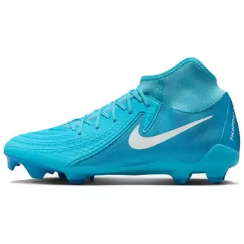 Футбольные бутсы Phantom Luna 2 мужские высокие Angry Blue/White Nike