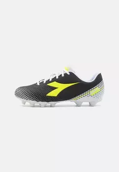 Футбольные бутсы PICHICHI 6 MG14 Diadora, цвет black/yellow fluo/white